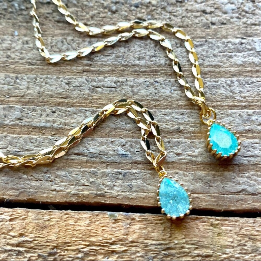 Brilliant Green Zircon Gemstone Necklace